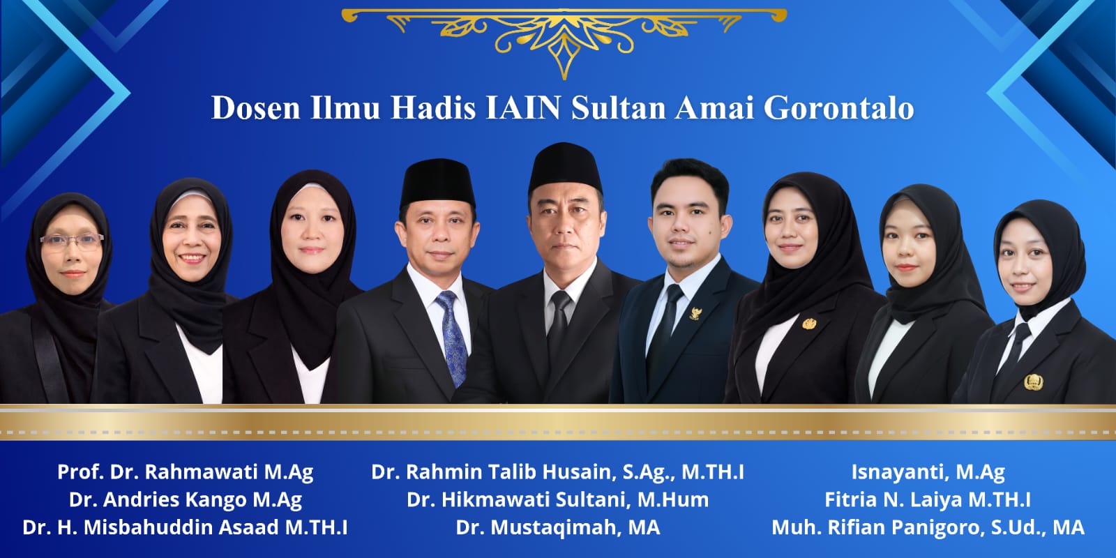 halaman foto dosen ilmu hadis